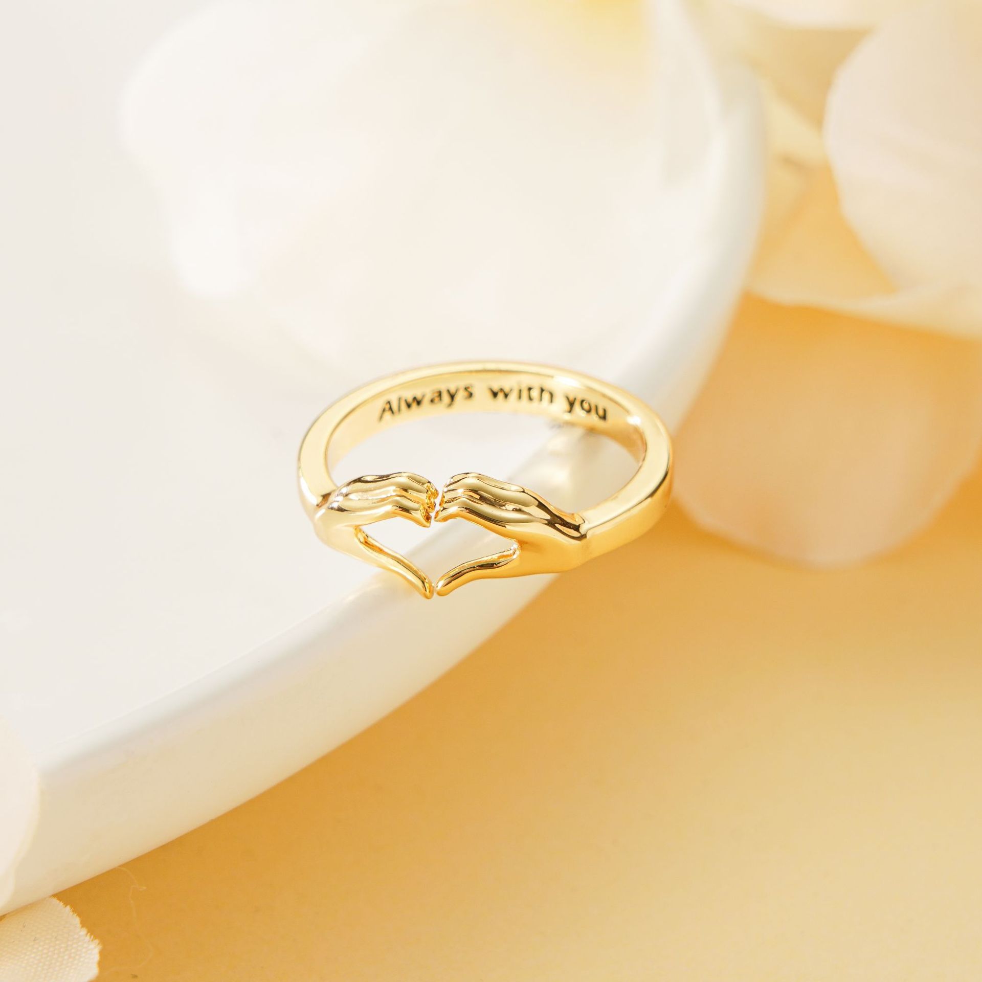 Hand Heart Ring