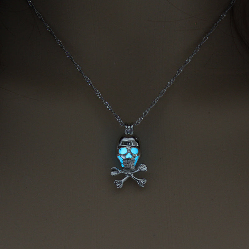 Collar Calavera Luminosa