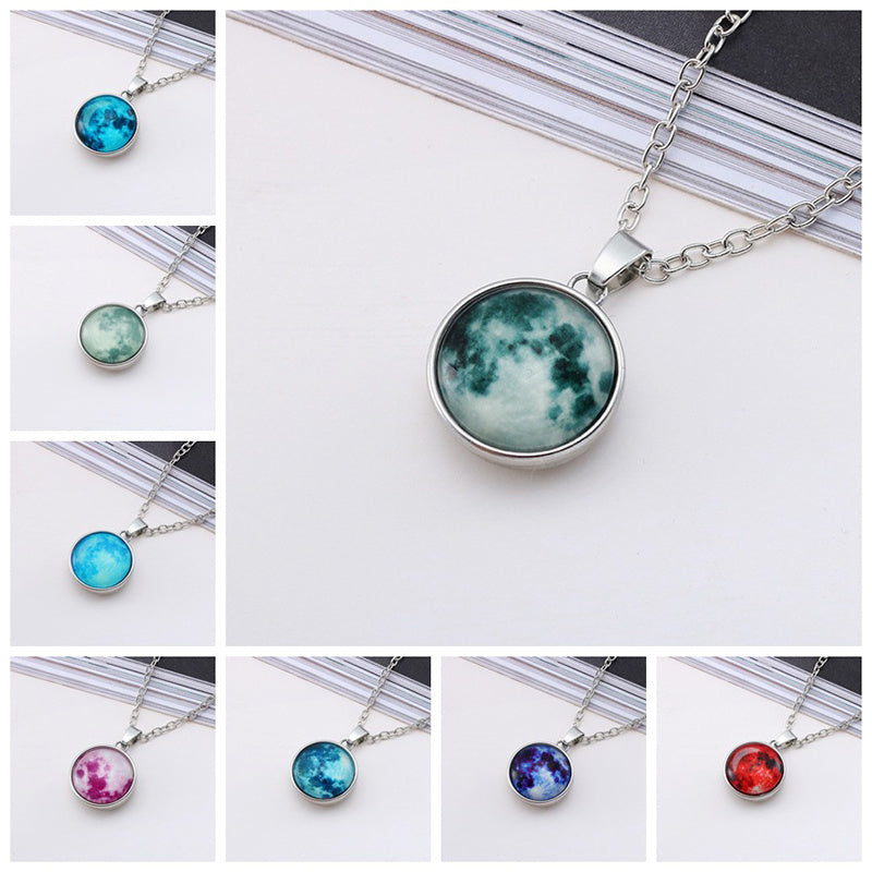 Luminous Galaxy Necklace