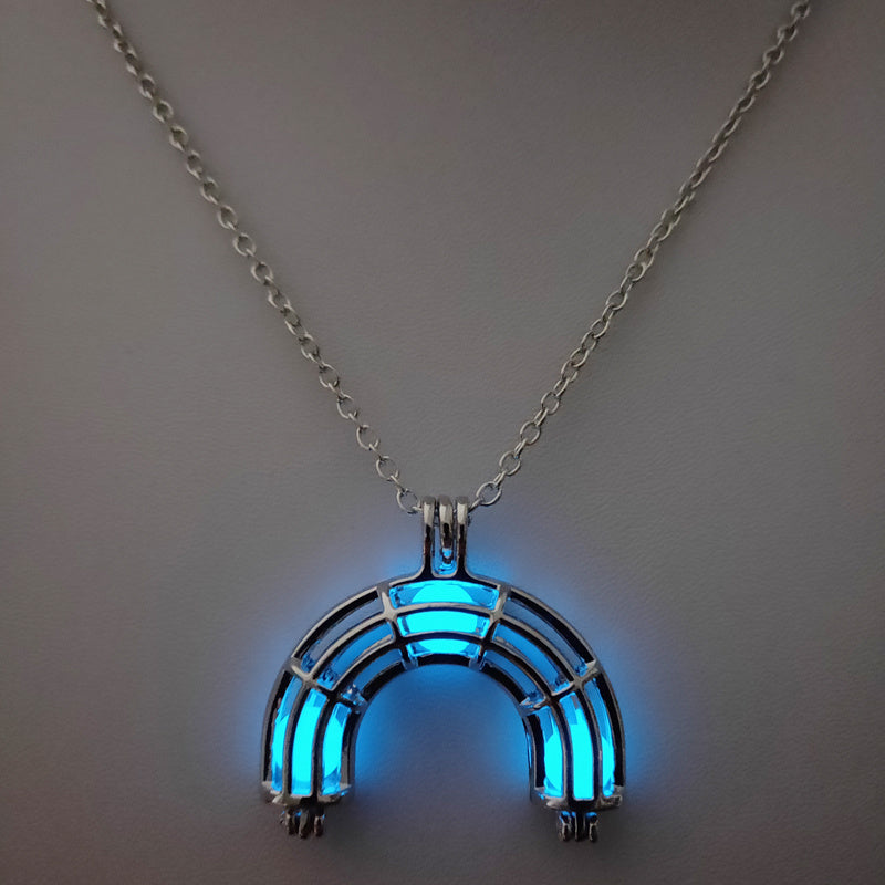 Collier arc-en-ciel lumineux