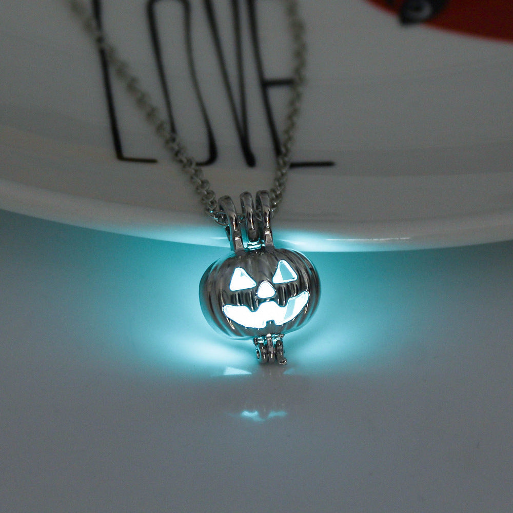 Collier Citrouille Lumineux