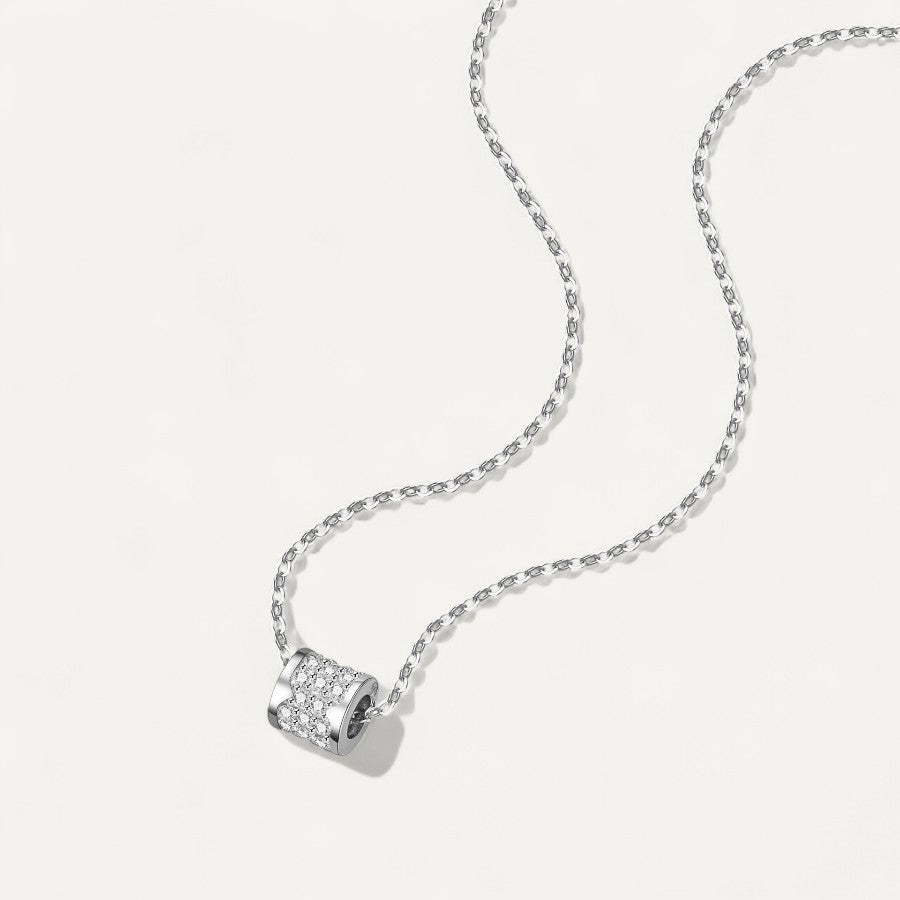 Moissanite Diamond Aurora Necklace