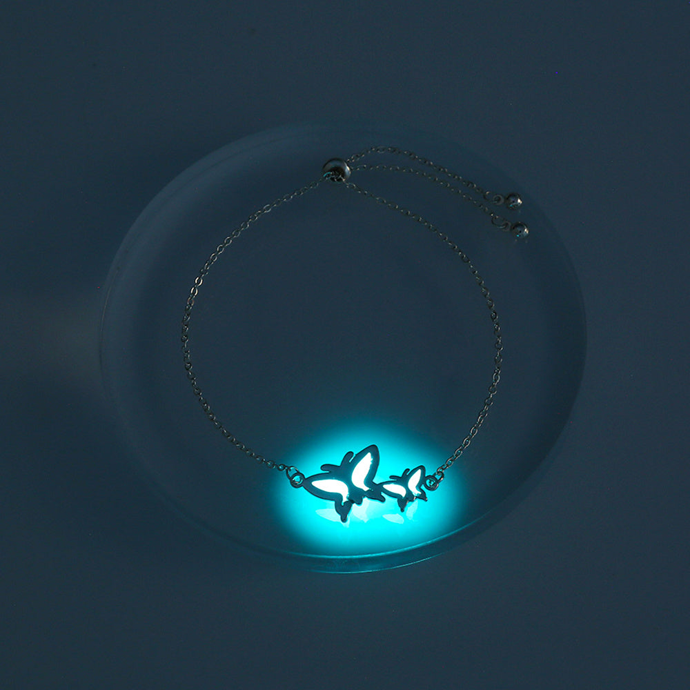 Luminous Twin Butterfly Bracelet