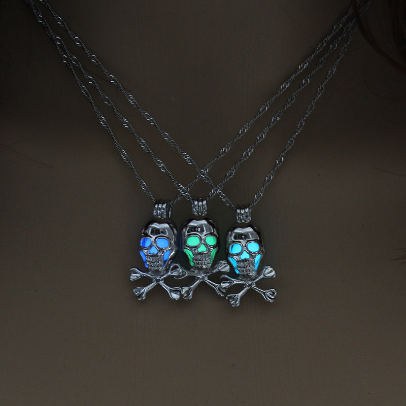 Collier Crâne Lumineux